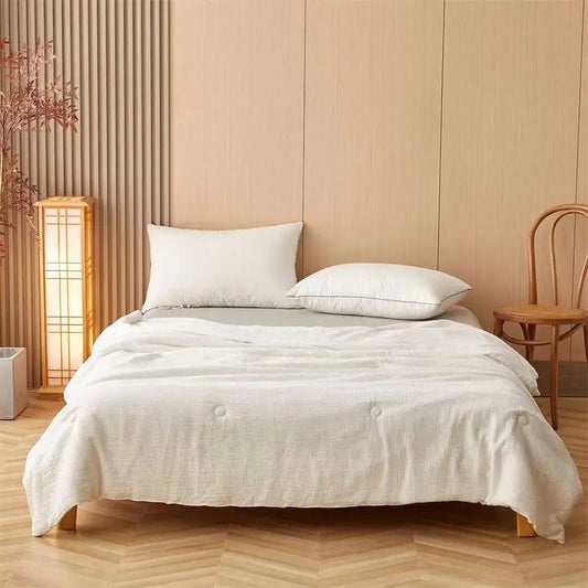 Summer Breeze Cotton Quilt – Lightweight Comforter, Washable Duvet for All Beds
